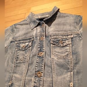 Beautiful vintage Rock n Rosie punk style jean jacket